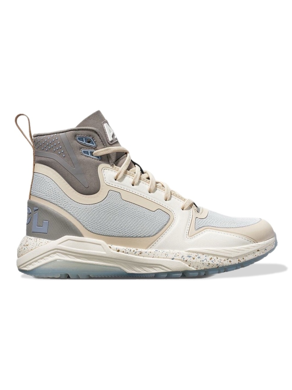 APL NIB Techloom Defender High Tops Gray Tundra Ivory Size 7.5